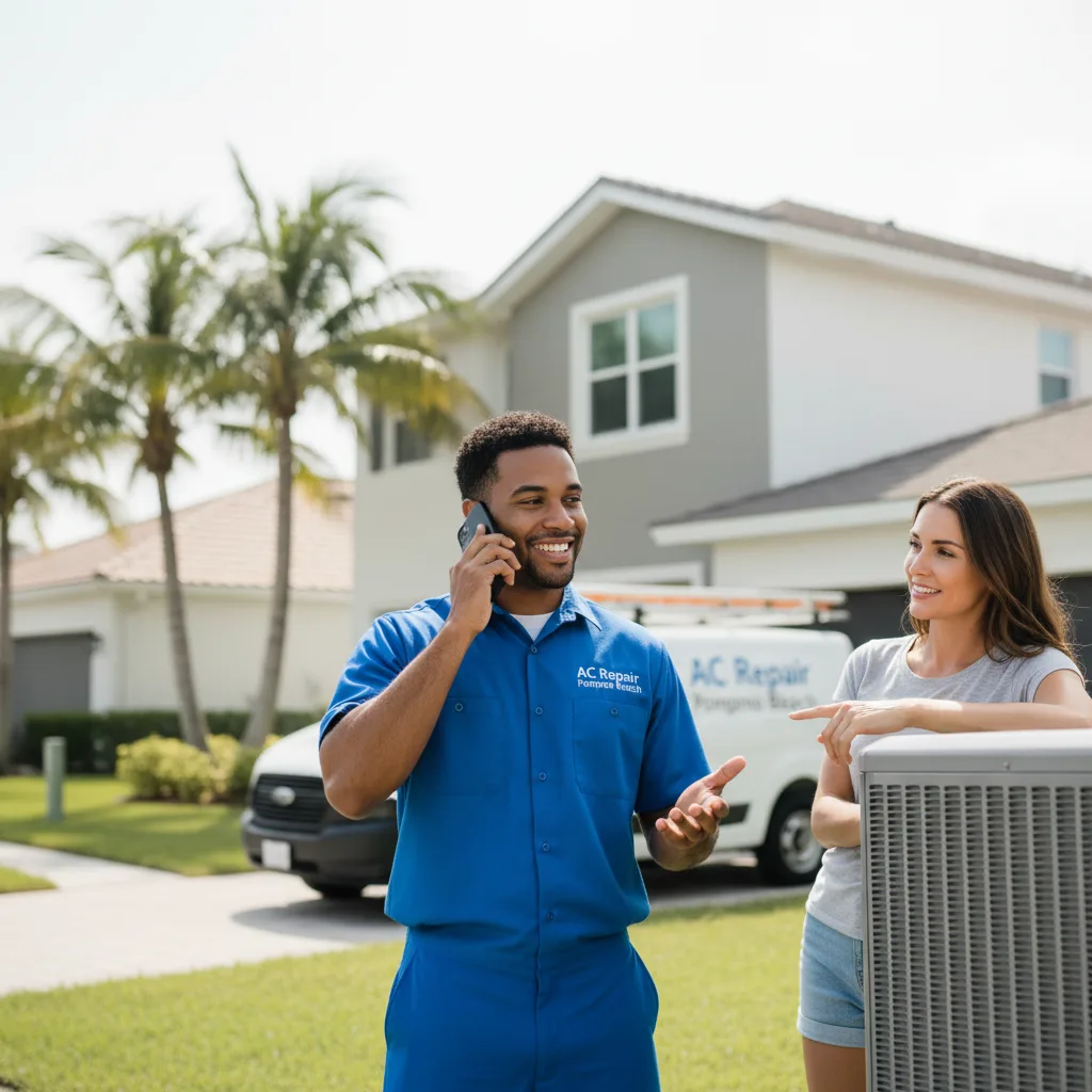 AC Repair Pompano Beach customer support in North Street